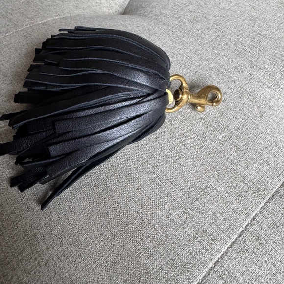 Clare V. Black leather puff tassel. In EUC, not available anymore - Picture 4 of 4